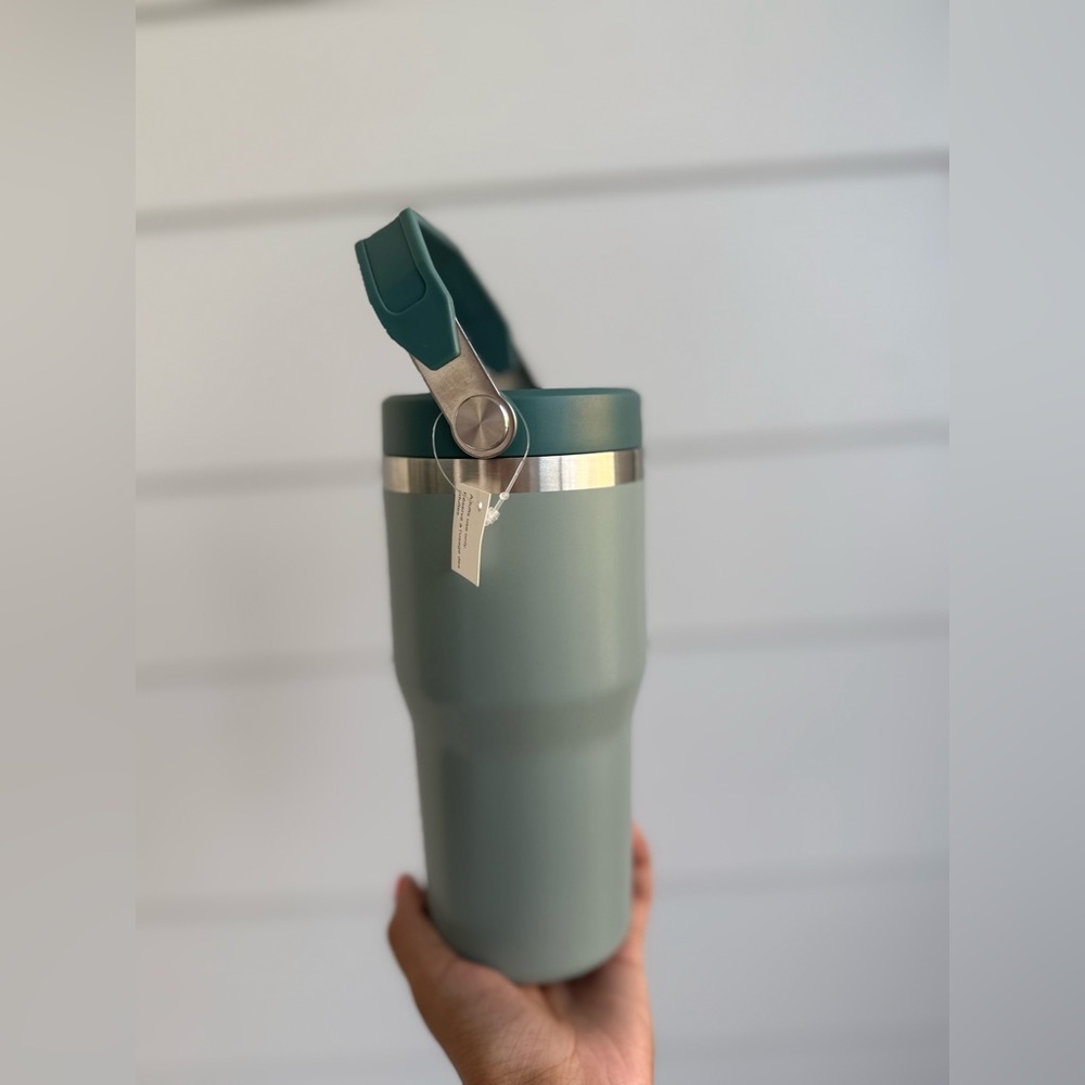Mini Watter Bottle Green Insulated Travel Stanley Type - Picture 2 of 5